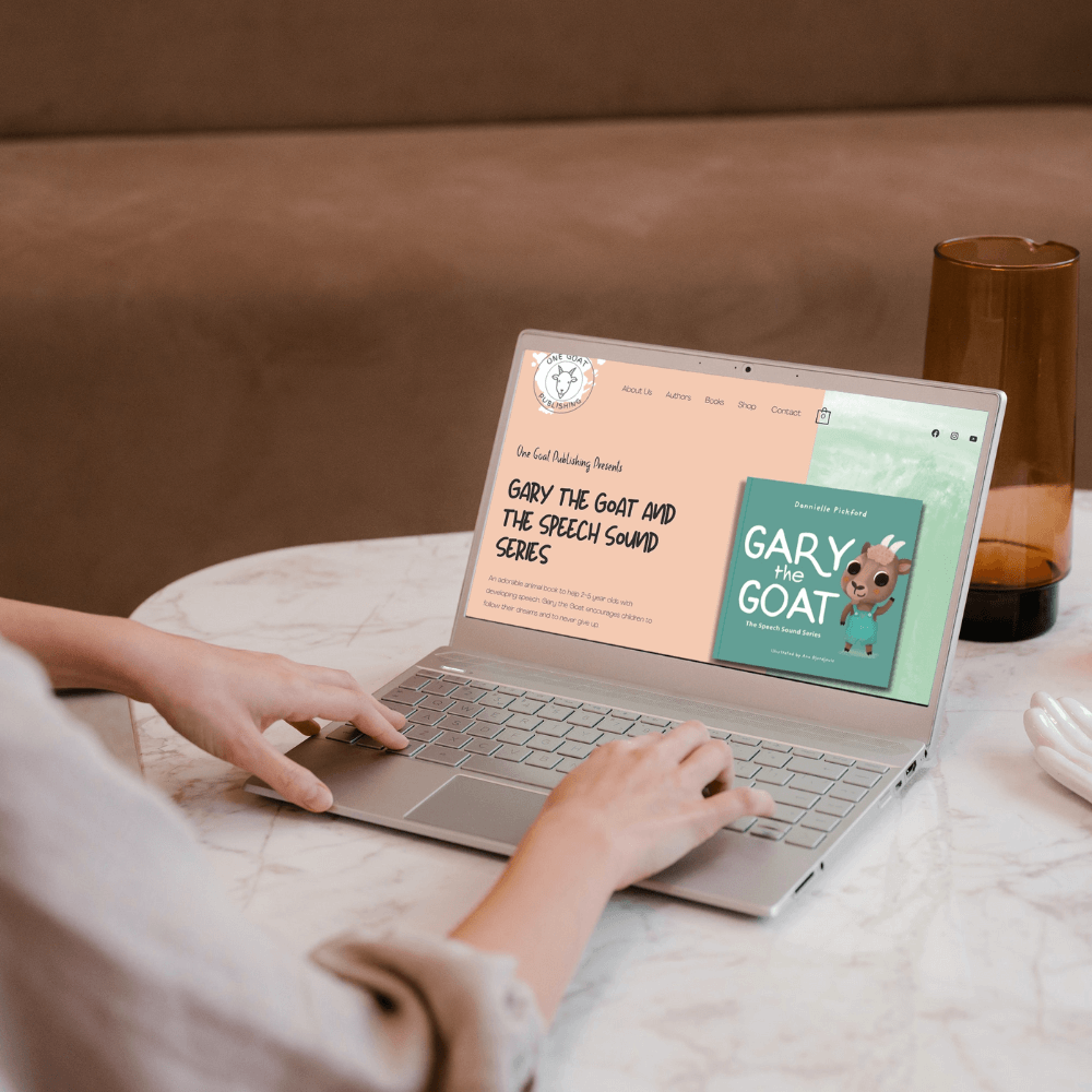 children's author website design showcase