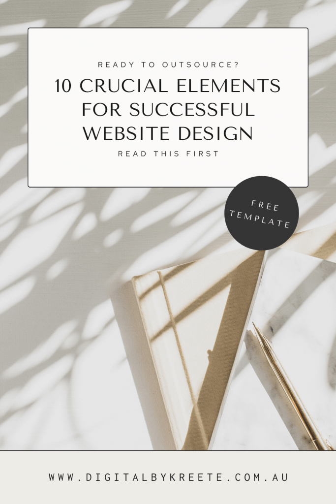 10 crucial elements for successful website design