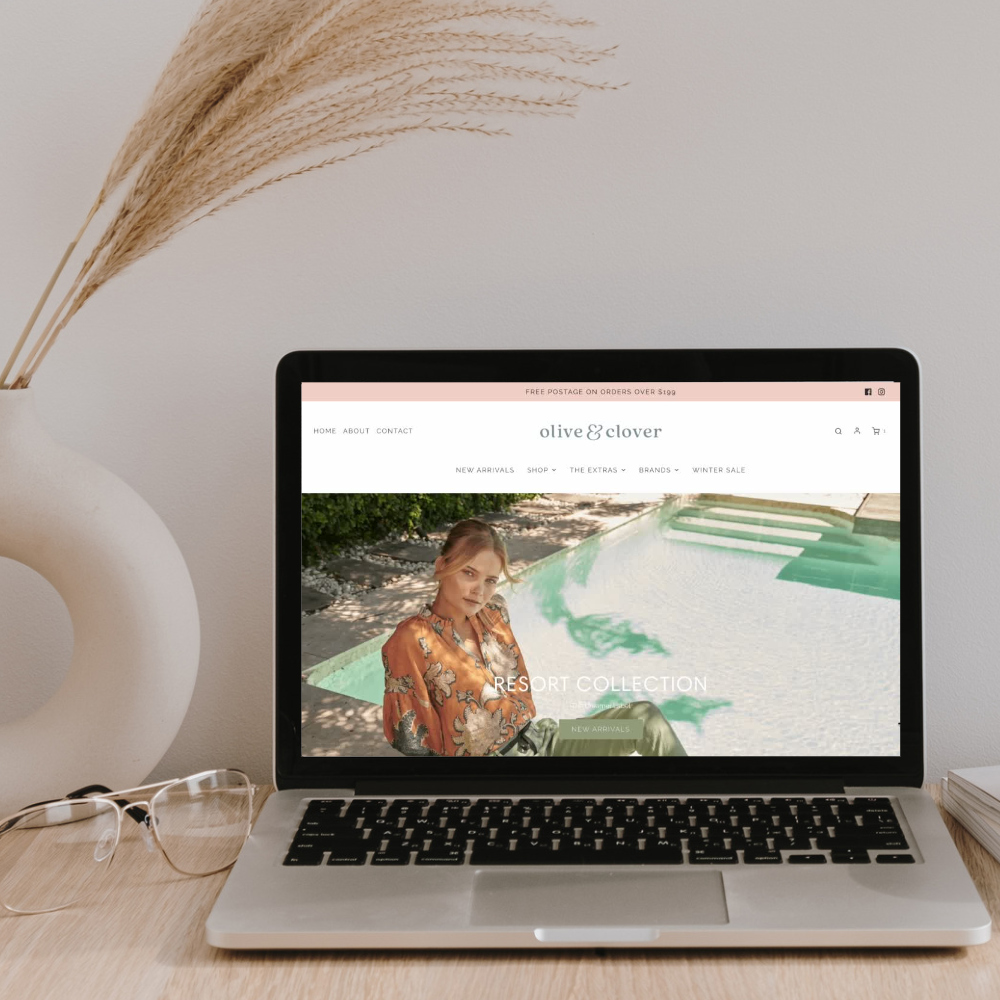 olive and clover website showcase