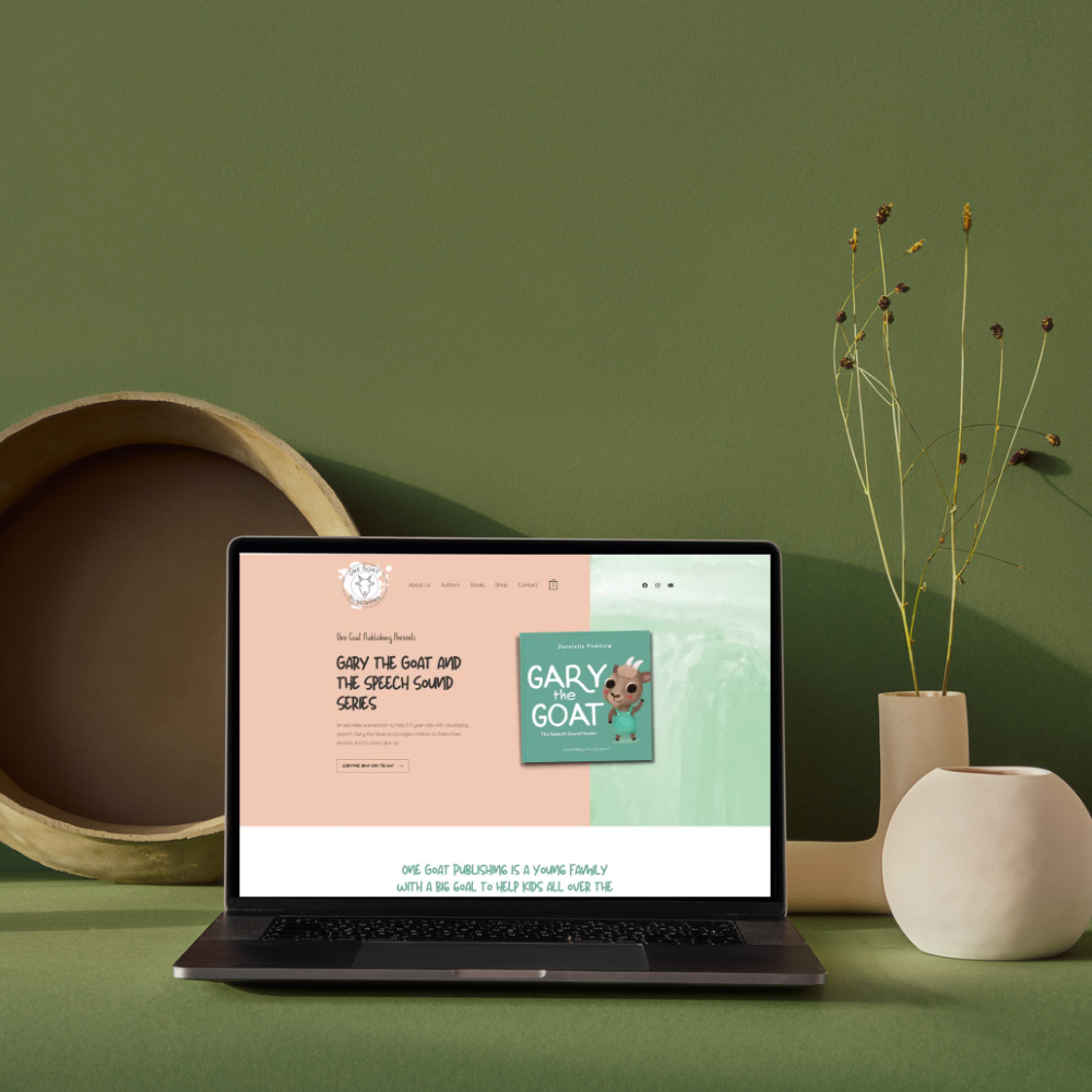 one goat publishing website design showcase