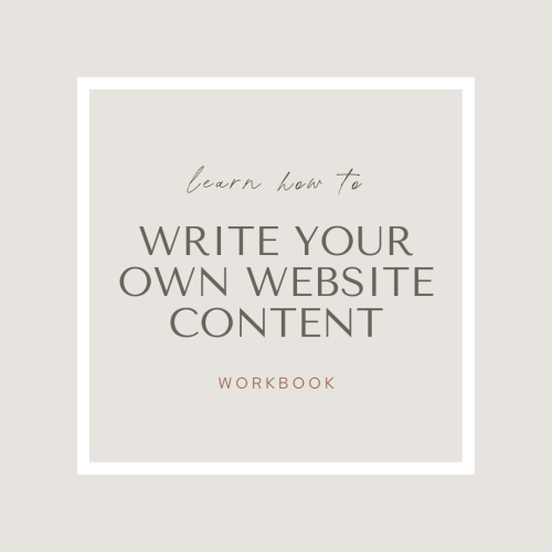 Website Content Workbook